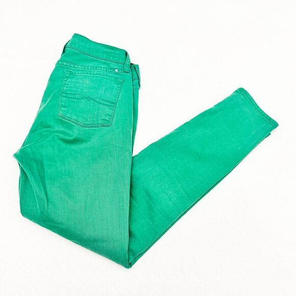 Lucky Brand Charlie Super Skinny Green Jeans Size 8 / 29 - Picture 9 of 11